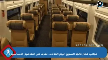 مواعيد قطار تالجو السريع اليوم الثلاثاء.. تعرف على التفاصيل الأساسية